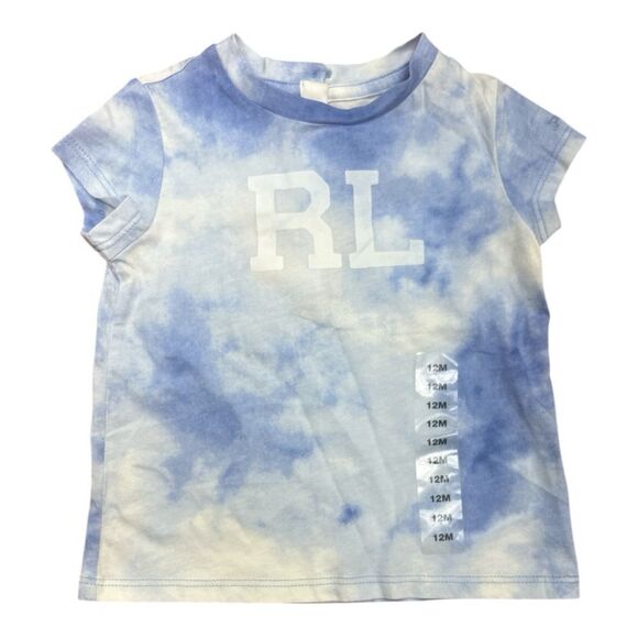 Ralph Lauren Blue Tie Dye Shirt - Picture 1 of 5